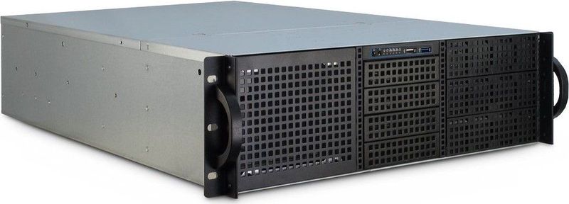 Intertech - IPC 3U-30255 - Serverbehuizing - Zwart - Staal