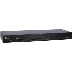 Intertech - AS-3116DU - KVM-schakelaar - Zwart - 16-poorts - VGA - USB - PS/2