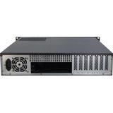 Intertech - IPC 2U-2098-SL - Server - Zwart - Staal - 19" Rack
