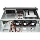 Intertech - IPC 2U-2098-SL - Server - Zwart - Staal - 19" Rack