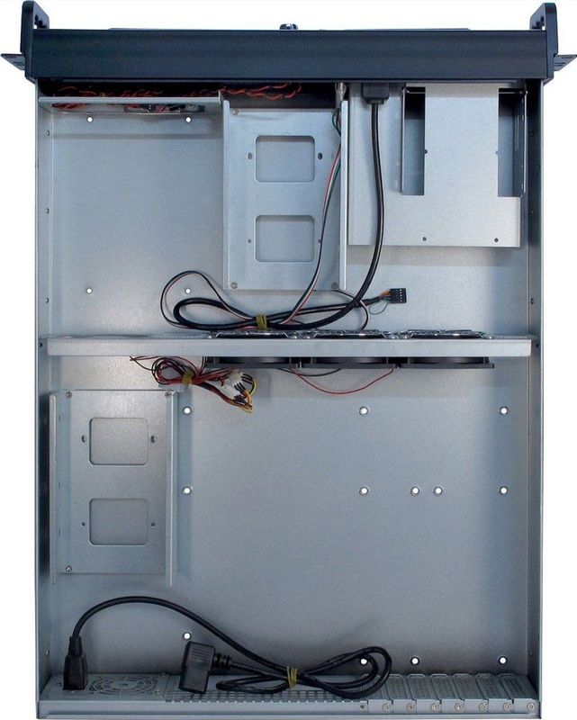 Intertech - IPC 2U-2098-SL - Server - Zwart - Staal - 19" Rack