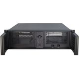 Intertech - 3098-S - PC-Behuizing - Zwart - Staal - Voor ATX, Mini-ITX, mATX