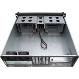 Intertech - 3098-S - PC-Behuizing - Zwart - Staal - Voor ATX, Mini-ITX, mATX