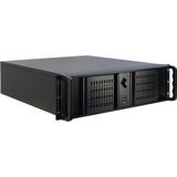 Intertech - 3098-S - PC-Behuizing - Zwart - Staal - Voor ATX, Mini-ITX, mATX