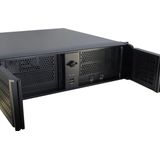 Intertech - 3098-S - PC-Behuizing - Zwart - Staal - Voor ATX, Mini-ITX, mATX