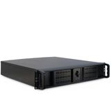 Inter-Tech - 2U-2098-SK - Rackserver Behuizing - Zwart - Staal