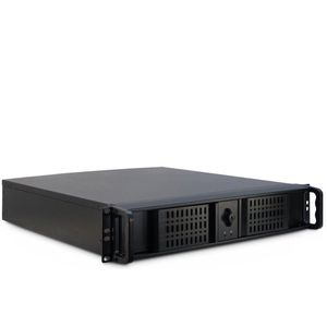 Inter-Tech - 2U-2098-SK - Rackserver Behuizing - Zwart - Staal