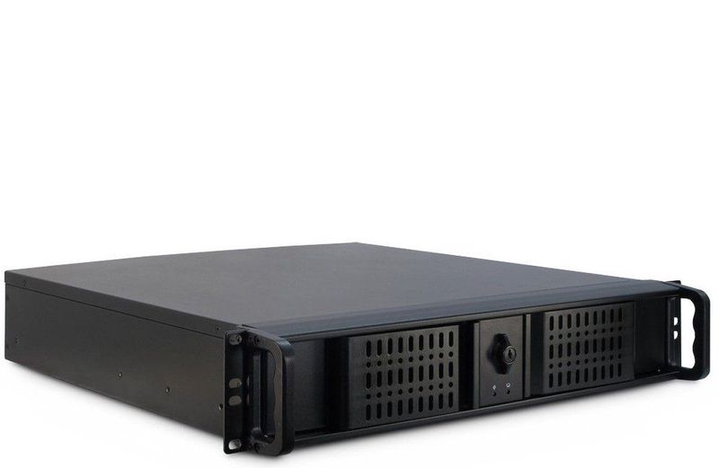 Inter-Tech - 2U-2098-SK - Rackserver Behuizing - Zwart - Staal