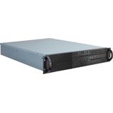 Intertech - IPC 2U-2129N - Serverbehuizing - Zwart - Staal
