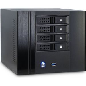 Intertech - IPC SC-4005 - PC-behuizing - Zwart - Mini-ITX
