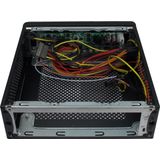 Intertech - ITX-601 - PC-behuizing - Zwart - Materiaal: Staal