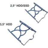 Inter-Tech IT-502 - Mini Tower Behuizing - Zwart - Staal