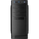 Inter-Tech - IT-5905 - Midi Tower Case - Zwart - PC-behuizing