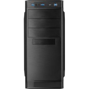 Inter-Tech - IT-5905 - Midi Tower Case - Zwart - PC-behuizing