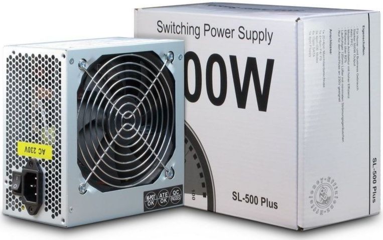 Inter-Tech SL-500 Plus PC-netvoeding 500 W
