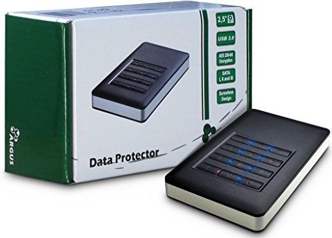 Argus - GD-25LK01 - Harde Schijf Behuizing - Compact - Schroefloos - Zwart