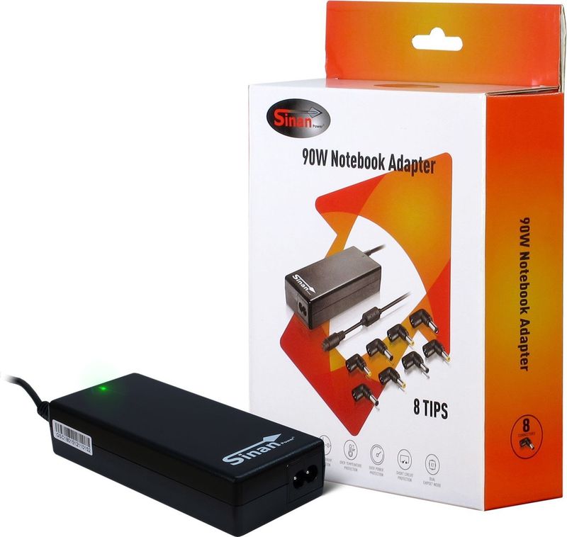 Intertech - SinanPower UB-90HB - Voeding - Zwart - 90 Watt