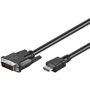 Mcab HDMI naar DVI-D kabel zwart 2.0M, 7300081