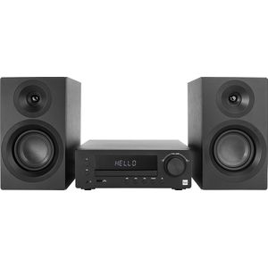 Dual DAB-MS 170 Stereo Device Bluetooth, CD, DAB+, UKW, USB, AUX, Incl. Speaker 2 x 25 W zwart