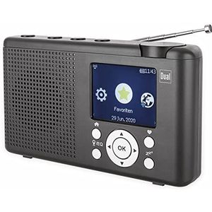 Dual - 76524 - Internet Tafelradio - Zwart - DAB+ - Bluetooth