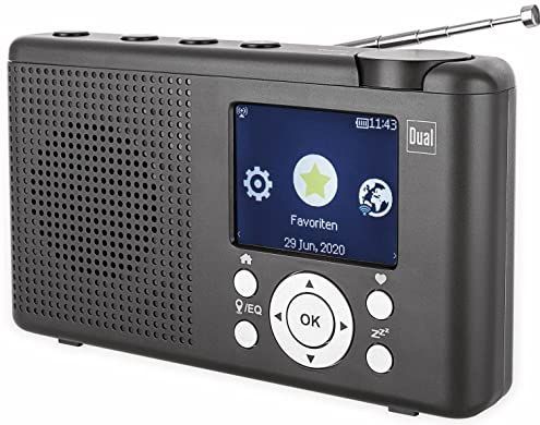 Dual 76524 MCR 200 Internet tafelradio, internet, DAB+, DAB, FM-internetradio, DAB+, FM, USB, bluetooth, zwart
