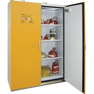 LaCont Brandveiligheids-opslagkast voor gevaarlijke stoffen type 90, 2 deur, h x b x d = 1935 x 1400 x 598 mm
