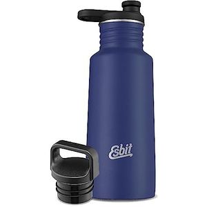 Esbit Pictor drinkfles met extra sluiting van roestvrij staal, BPA-vrij, 0,55 liter en 0,75 liter voor fiets, sport