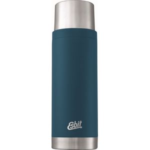 Esbit Sculptor Thermosfles, geïsoleerde fles van roestvrij staal voor warme en koude dranken, 1000 ml, in Polar Blue