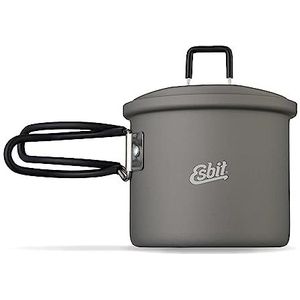 Esbit Outdoor kookpan 625 ml - camping pot van hard geanodiseerd aluminium - incl. deksel met praktische ophanging