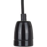 SEGULA LED 5-delige hanglamp porselein zwart - plafondlamp E27