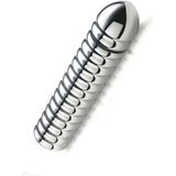 Mystim Groovey georde - Dildo - Zilver - Ø 40 mm