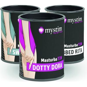 Mystim - Mini Masturbator in Blikje - Masturbatin Dotty Dora