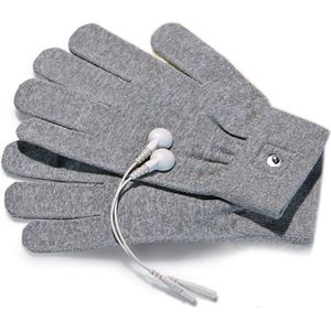 Mystim Magic Gloves - Vibrerende Handschoenen - Grijs