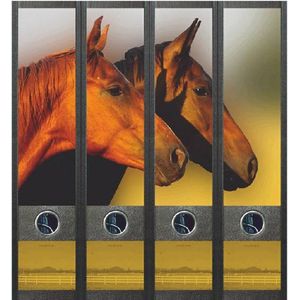 File-Art Decoratief object paard ordneretiketten