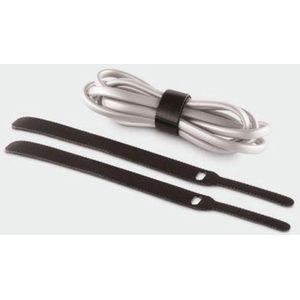 Klittenband kabelbinders 170mm / zwart (10 stuks)