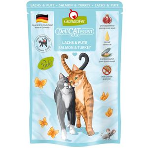GranataPet DeliCatessen Pouch 6  x 85 g - Lachs & Pute