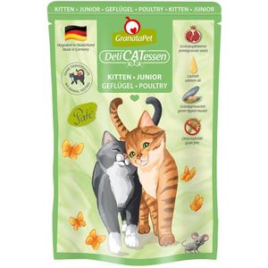 6x85g GranataPet DeliCatessen Kitten Gevogelte Kattenvoer