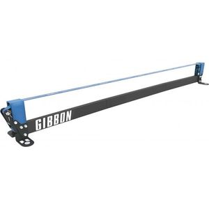 Gibbon Slacklines Slackrack Fitness Edition grijs/blauw montagelengte: 2 of 3 m met 2 handgrepen, elastiek en oefenposter Hoogte: 30 cm breedte: 2 inch 5 cm