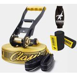 Slackline - Complete Set - Zwart - Polyester - 15 m