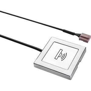Elektra IR-sensor schakelaar 50 x 50 mm, aansluitkabel met stekker voor multicontrol-box, kunststof aluminiumkleurig