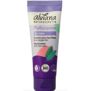 Alviana - Voetcrème - Salie - 75 ml - Voedend en Verzorgend