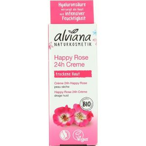 Alviana - Happy Rose - Gezichtscrème - 50ml - Biologische Ingrediënten