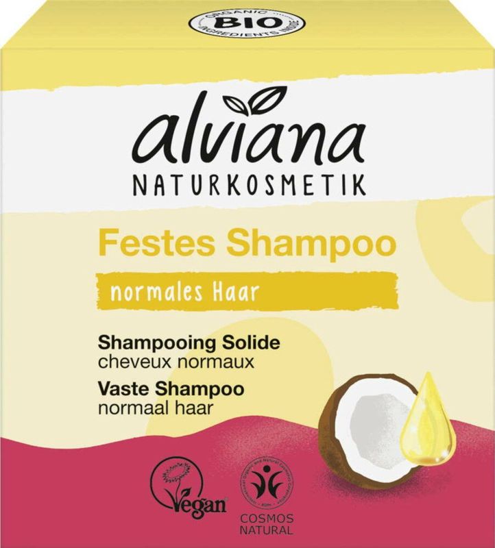 Alviana - Shampoobar - Normaal Haar - 60 gr - Vegan - Hydrateert en Verzorgt