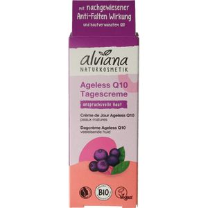 Alviana - Q10 Ageless Dagcrème - 50ml - Biologisch Aronia-Bessenextract - Natuurlijke Oliën