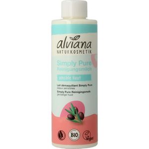 Alviana - Simply Pure Reinigingsmelk - 200ml - Natuurlijke Ingrediënten
