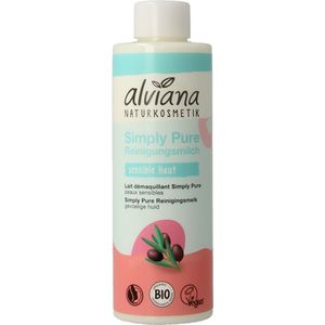 Alviana - Simply Pure Reinigingsmelk - 200ml - Natuurlijke Ingrediënten