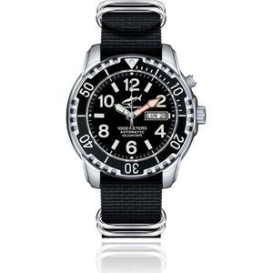 Chris Benz Dames, Heren, Unisexhorloge CB-1000A-S-NBS automatisch, duikershorloge