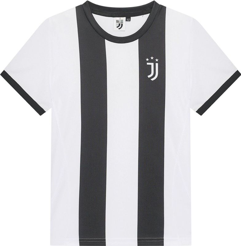 Juventus - Thuis Shirt - Voetbalshirt Kinderen - Zwart/Wit - Replica Shirt - Polyester