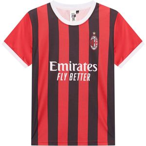 AC Milan - Thuis Shirt - Rood-Zwart - Replica Shirt - Voetbalshirt Kinderen - Polyester