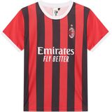 AC Milan - Thuis Shirt - Rood-Zwart - Replica Shirt - Voetbalshirt Kinderen - Polyester